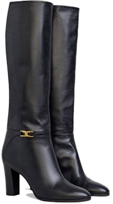 (Women) CELINE Leather Tall Boots 'Black' 333853194C.38NO Lookbook (Women) CELINE Leather Tall Boots 'Black' 333853194C.38NO