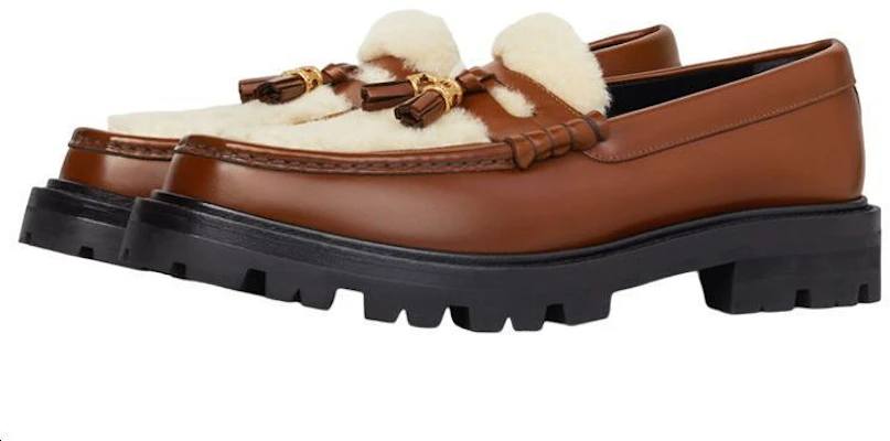 (Women) CELINE Leather Tassel Platform 'Tan' 344883729C.03TV Lookbook (Women) CELINE Leather Tassel Platform 'Tan' 344883729C.03TV
