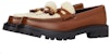 (W) CELINE Kulit Rumbai Platform 'Tan' 344883729C.03TV
