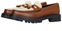 Lookbook (W) CELINE Kulit Rumbai Platform 'Tan' 344883729C.03TV