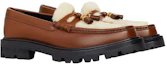 Shop (Women) CELINE Leather Tassel Platform 'Tan' 344883729C.03TV
