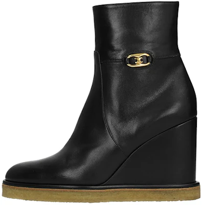 (W) Bota de Cuero Vintage para Tobillo CELINE 'Negro' 339603190C.38NO Buy (W) Bota de Cuero Vintage para Tobillo CELINE 'Negro' 339603190C.38NO