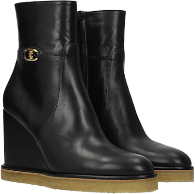 (W) Bota de Cuero Vintage para Tobillo CELINE 'Negro' 339603190C.38NO Order (W) Bota de Cuero Vintage para Tobillo CELINE 'Negro' 339603190C.38NO