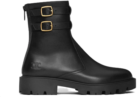 (W) CELINE Sepatu Bot Kulit Ankle Zip 'Black Comfort' 356723554C.38NO Order (W) CELINE Sepatu Bot Kulit Ankle Zip 'Black Comfort' 356723554C.38NO