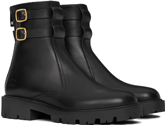 (W) CELINE Sepatu Bot Kulit Ankle Zip 'Black Comfort' 356723554C.38NO Lookbook (W) CELINE Sepatu Bot Kulit Ankle Zip 'Black Comfort' 356723554C.38NO