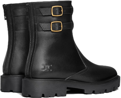 (W) CELINE Sepatu Bot Kulit Ankle Zip 'Black Comfort' 356723554C.38NO Lookbook (W) CELINE Sepatu Bot Kulit Ankle Zip 'Black Comfort' 356723554C.38NO