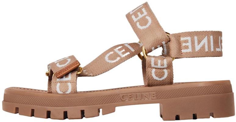 (Women) CELINE Leo Embroidered Wool Sandal 'Light Beige' 348532227C.02EH Buy (Women) CELINE Leo Embroidered Wool Sandal 'Light Beige' 348532227C.02EH