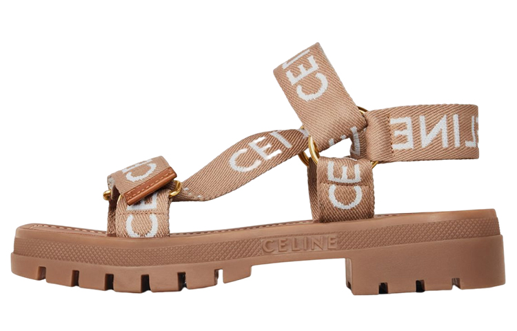Buy (W) CELINE Sandal Wool Bordir 'Light Beige' Leo 348532227C.02EH