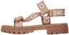 (W) CELINE Leo Sandal Sulam Wool 'Beige Cerah' 348532227C.02EH