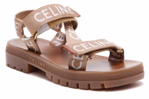 Order (Women) CELINE Leo Embroidered Wool Sandal 'Light Beige' 348532227C.02EH