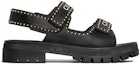Order (W) Sandal CELINE Leo 'Hitam Berhujung Terbuka' 356333338C.38NO