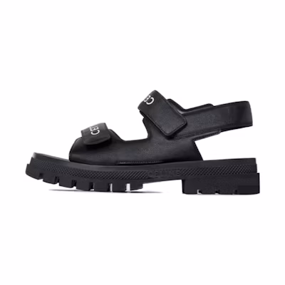 (W) CELINE Leo Sandal 'Fashion Black Leather'