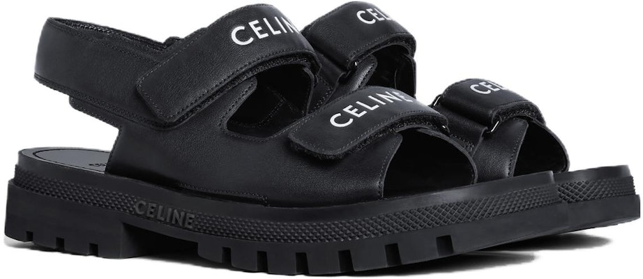 (Women) CELINE Leo Sandal 'Fashion Black Leather' 345663338C.38NO Order (Women) CELINE Leo Sandal 'Fashion Black Leather' 345663338C.38NO
