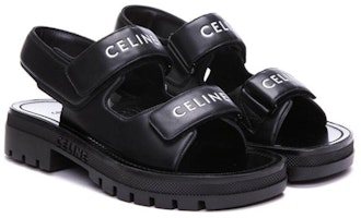 (W) Sandalia CELINE Leo 'Cuero Negro de Moda' 345663338C.38NO Purchase (W) Sandalia CELINE Leo 'Cuero Negro de Moda' 345663338C.38NO
