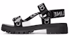 (W) Sandal CELINE Leo 'Tali Nilon Jacquard Hitam' 345672208C.38AW