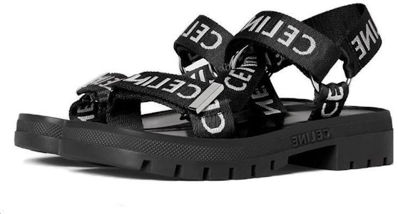 (W) Sandalias CELINE Leo 'Correa de Nailon Jacquard Negro' 345672208C.38AW Order (W) Sandalias CELINE Leo 'Correa de Nailon Jacquard Negro' 345672208C.38AW