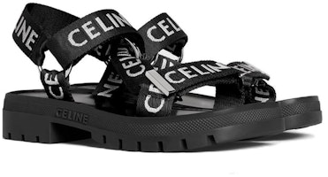 (W) 思琳莱奥凉鞋'黑色提花尼龙带' 345672208C.38AW Lookbook (W) 思琳莱奥凉鞋'黑色提花尼龙带' 345672208C.38AW