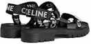 Shop (W) Sandal CELINE Leo 'Tali Nilon Jacquard Hitam' 345672208C.38AW