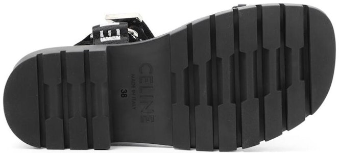 (W) Sandalias CELINE Leo 'Correa de Nailon Jacquard Negro' 345672208C.38AW Purchase (W) Sandalias CELINE Leo 'Correa de Nailon Jacquard Negro' 345672208C.38AW