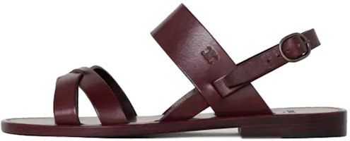 (Women) CELINE Lerins 'Burgundy' 336233023C.28BD (Women) CELINE Lerins 'Burgundy' 336233023C.28BD