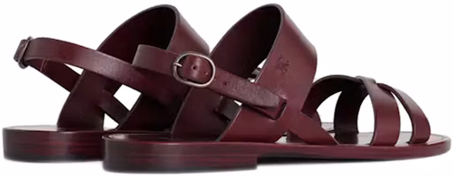 Shop CELINE Lerins 女款 涼鞋 勃艮第紅