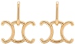 Buy (Women) CELINE Letter Engraved Metallic Gold Earrings for Women. 460XI6BRA