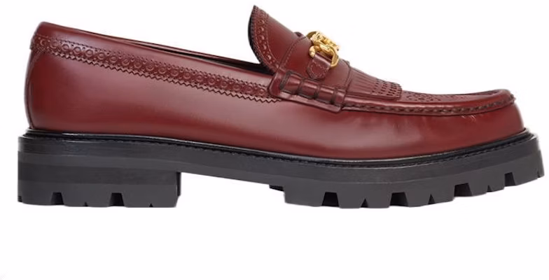 (Women) CELINE Loafer 'Burgundy Chain' 348433602C.28LB Order (Women) CELINE Loafer 'Burgundy Chain' 348433602C.28LB