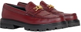 Shop (W) CELINE Loafer 'Rantai Burgundy' 348433602C.28LB