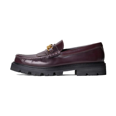 (W) CELINE Loafer 'Fashion Polished Red Leather'