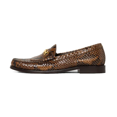 (W) CELINE Loafer 'Glossy Snakeskin Caramel'