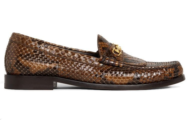(W) CELINE Loafer 'Glossy Snakeskin Caramel' 圖 2