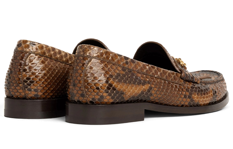(W) CELINE Loafer 'Glossy Snakeskin Caramel' 圖 4