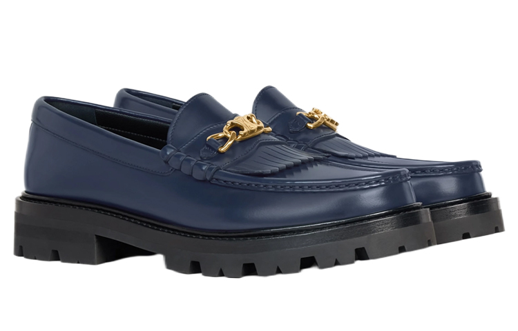 (W) CELINE Loafer 'Navy Chain' 圖 4
