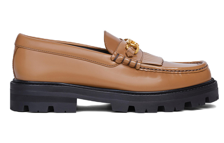 (W) CELINE Loafer 'Polished Tan with Chain' 圖 2
