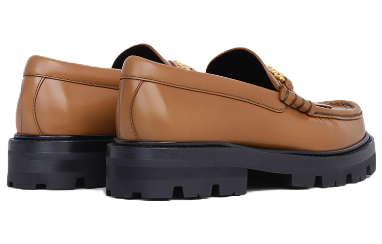 (W) CELINE Loafer 'Polished Tan with Chain' 圖 5