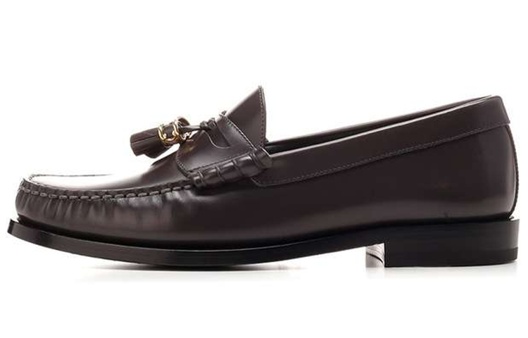 (Women) CELINE Loafer 'Tassel Embellished Brown Leather' 339183330C.09GG