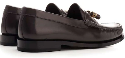 Lookbook (W) CELINE Loafer ''Braunes Leder mit Quastenverzierung'' 339183330C.09GG