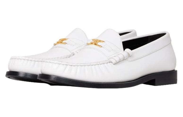 (W) CELINE Loafer 'White Leather' 圖 3