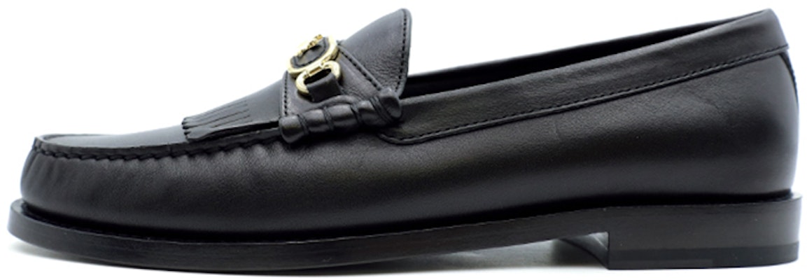 ローファー・オックスフォード CELINE Women Shoes 342223190C 38NO Black Buy (Women) CELINE Loafer Flat 'Black Leather' 342223190C