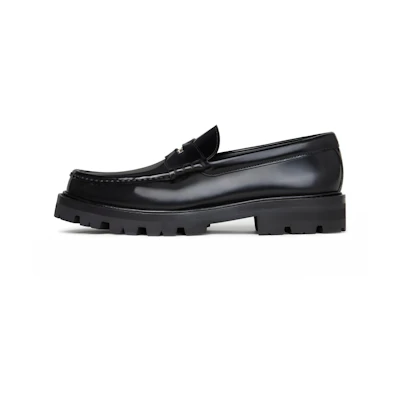 (W) CELINE Loafer Flat 'Polished Calfskin Black'