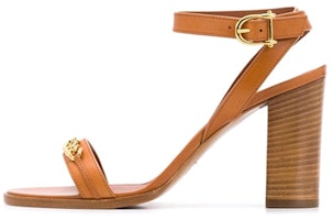 (Women) CELINE Logo Buckle High-Top Sneakers 'Brown Leather' 333683190C04LU (Women) CELINE Logo Buckle High-Top Sneakers 'Brown Leather' 333683190C04LU