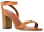 Order (W) CELINE Logo Buckle Sneakers Tinggi 'Kulit Coklat' 333683190C04LU