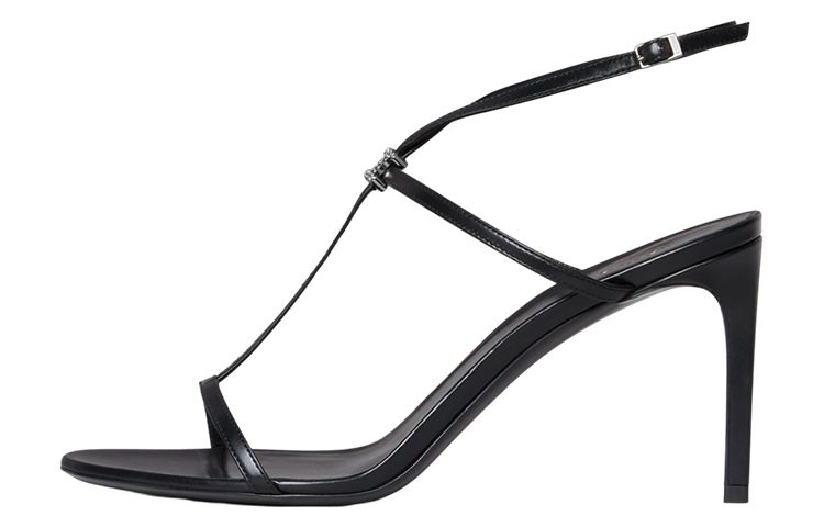 (W) CELINE T-Bar Triomphe Sandal 'Black'