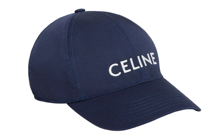Lookbook (Women) CELINE Logo Embroidered Cotton Baseball Cap for Women. 2AUA1969P07MJ