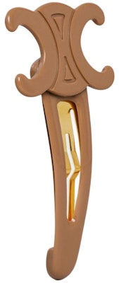 (W) セリーヌ ロゴ ヘアクリップ ブラウン レディース 460PT6CST-11MI Lookbook (W) セリーヌ ロゴ ヘアクリップ ブラウン レディース 460PT6CST-11MI