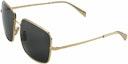 Buy (W) CELINE 女士金色不規則形狀太陽眼鏡。 4S284CMSB35SS