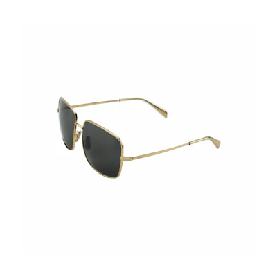 (Women) CELINE Logo Irregular Shaped Gold Sunglasses for Women. 4S284CMSB35SS