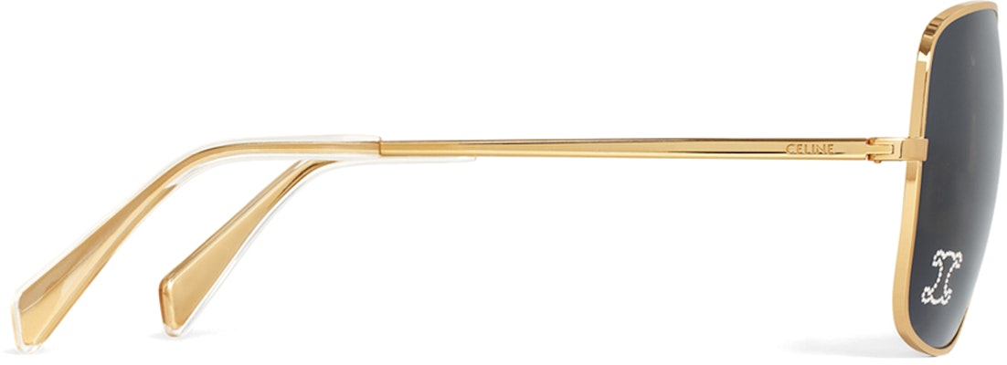 (W) CELINE 女士金色不規則形狀太陽眼鏡。 4S284CMSB35SS Shop (W) CELINE 女士金色不規則形狀太陽眼鏡。 4S284CMSB35SS