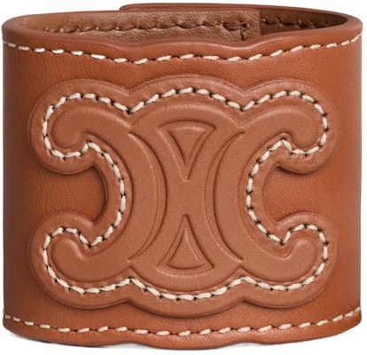 (W) セリーヌ ロゴ レザー ヘアクリップ 女性用 - ゴールド/タンブラウン 460SE3BCF Buy (W) セリーヌ ロゴ レザー ヘアクリップ 女性用 - ゴールド/タンブラウン 460SE3BCF