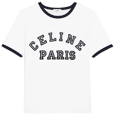 (W) CELINE Kaos Crewneck Logo Print Putih SS21. 2X779501F-01OB Buy (W) CELINE Kaos Crewneck Logo Print Putih SS21. 2X779501F-01OB